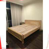 Giường gỗ sồi chắc chắn chống mối mọt - Giường gỗ 1m6/1m8 _ Giường gỗ gia công tại xưởng