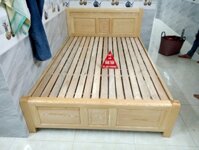 Giường gỗ sồi nga 1m6 x 2m