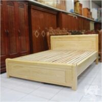 Giường gỗ sồi nga 1m6