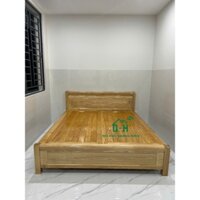 GIƯỜNG GỖ SỒI VẠT PHẢN TỰ NHIÊN CAO CẤP CHO GIA ĐÌNH SIÊU RẺ ĐẸP
