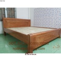 giường gỗ xoan đào 1m8 x 2m