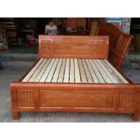 Giường gỗ xoan đào đại thành 1m8x2m