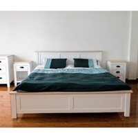 Giường gỗ xuất khẩu Juno Sofa 1m6 hoặc 1m8 x 2m