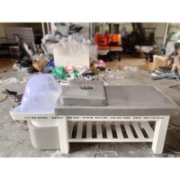 Giường gội đầu 2in1 tai thỏ THEGIOITHIETBISPA bồn sứ khung gỗ 190x70x70