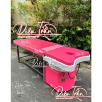 Giường Gội Đầu Bồn Nhựa Cao Cấp, Khung Chắc Chắn, Thiết Kế Thoải Mái, Dễ Vệ Sinh, Phù Hợp Cho Salon