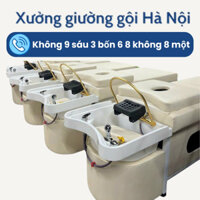 Giường Gội Đầu Dưỡng Sinh, Giường gội đầu 2in1 chân sắt sang trọng bền đẹp, giường gội Hà Nội