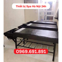 Giường gội đầu giá rẻ - giường 2in1 mẫu cơ bản, bồn hở