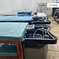 Giường gội đầu massage 2 in 1 – Bồn nhựa