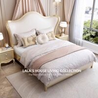 Giường Hoàng Gia Tân Cổ Điển, Giường Ngủ Gỗ Tự Nhiên Sơn Nhũ Cao Cấp Nhập Khẩu Nguyên Chiếc