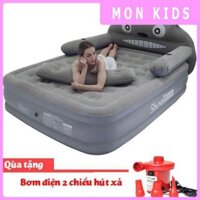 Giường hơi đệm hơi hình thú 3 tầng cao cấp tặng kèm bơm điện