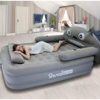 Giường hơi hình thú 3 tầng kèm bơm điện và phụ kiện