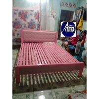 Giường hộp vuông cao cấp màu trắng đẹp sang trọng giao lắp ráp trong ngày tphcm bình dương-giường ngủ đẹp sắt tĩnh điện