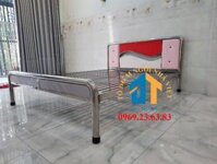 Giường inox tròn cao cấp 1m6