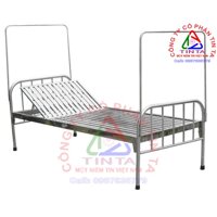 Giường inox y tế 201 304 nâng đầu có nệm - Giường y tế giá rẻ từ nhà sản xuất tinta