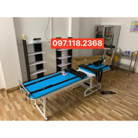 giường kéo giãn cột sống lưng .cổ bằng điện 3 chiều 2 pittong