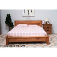 Giường kiểu nhật gỗ sồi Mỹ_ 1m4 x 2m_EUF 096N