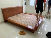 Giường Kiểu Nhật Gỗ Xoan Đào Vai Hè Vạt Lan Giá Rẻ