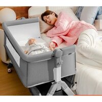 Giường lớn nối giường lớn giường nôi trẻ em giường nôi trẻ em giường ngủ đa chức năng giường trẻ sơ sinh di động