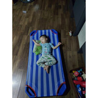 Giường lưới 2 thanh đỡ cho trẻ sơ sinh đến 8 tuổi, thoáng mắt mùa hè