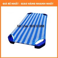 Giường Lưới Mầm Non Thoáng Mát Có 2 Thanh Đỡ Lưng chắc chắn