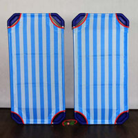 Giường Lưới Mầm Non Thoáng Mát Có 2 Thanh Đỡ An Toàn Cho Bé 120x60x10cm