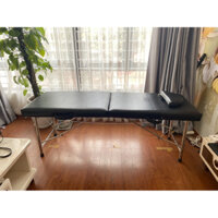 Giường massage gấp vali chân inox, gấp gọn, chịu lực tốt, chắc chắn