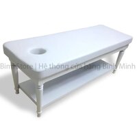 Giường massage gỗ thông gác liền BM-05GT