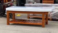 Giường massage gỗ tràm RC9 - RC8 (Thụt đầu)
