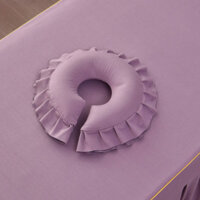 Giường massage lỗ đệm mặt thẩm mỹ viện nằm gối làm đẹp giường đặc biệt gối cao su massage hình chữ