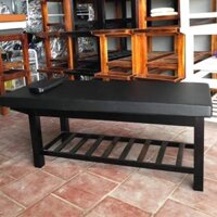 Giường Massage Spa chân gỗ màu đen kích thước 180x70cm