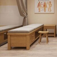 Giường massage spa gỗ thông cao cấp kích thước 190x70x60cm