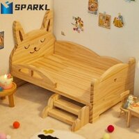 Giường Mini Bằng Gỗ SPARKL, Có Cầu Thang Nhà Chơi Búp Bê Giường Thu Nhỏ, Thú Cưng Cottage Hình Động Vật Lợn Thỏ Cảnh Mô Hình Nhà Búp Bê Đồ Chơi Giường Phụ Kiện Búp Bê