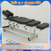 Giường nắn chỉnh cột sống chỉnh cơ 7 khúc 5 cần gạt HERAB-2020