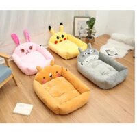 giường nệm hình thú size 30kg cho chó mèo (tháo rời khi giặt)