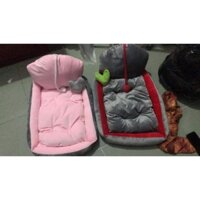 giường nệm ngủ cho chó mèo size 60x80x20cm (kèm trái tim)