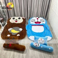 Giường nệm thú bông Handmade cao cấp cho bé size 1m6-1m1 dày 5cm (có video sản phẩm)