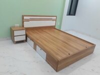 Giường ngăn kéo gỗ công nghiệp 1m80 GE23