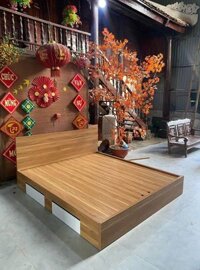 Giường Ngăn Kéo Gỗ MDF 1m6 GN09