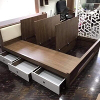 Giường ngăn kéo gỗ MDF phủ melamin chống mối mọt ẩm mốc cong vênh