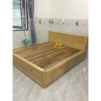 Giường ngăn kéo gỗ Sồi kiểu Nhật 1m6 x 2m