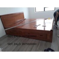 giường ngăn kéo gỗ xoan đào