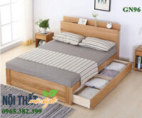 Giường ngủ 1m2 GN96 thông minh, đẹp ấn tượng.