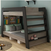 Giường ngủ 2 tầng cho bé thiết kế hiện đại GHT-181