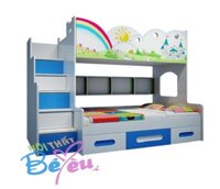 Giường Ngủ 2 Tầng Cho Bé Trai Bé Gái