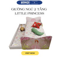 Giường ngủ 2 tầng NIHO thiết kế Công chúa nhỏ cho bé NH22KB34 chắc chắn, an toàn, độc đáo💕FREESHIP💕