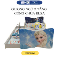 Giường ngủ 2 tầng NIHO thiết kế Công chúa elsa cho bé NH22KB34 chắc chắn, an toàn, độc đáo💕FREESHIP💕