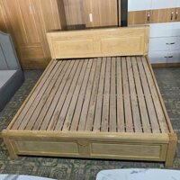 Giường ngủ 2m2 gỗ sồi nga GN371