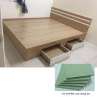 Giường ngủ 2m2 x 2m kèm ngăn kéo – Lõi Xanh Thái