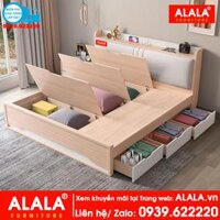 Giường ngủ ALALA14 cao cấp - Thương hiệu ALALA - 2m2 x 2m