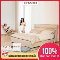 Giường Ngủ  Bọc Da 1686 Erado Tặng bộ làm sạch da, Gối Trang Trí,  Dát Giường Cao Cấp BH: 14 Tháng Miễn Phí Vận Chuyển